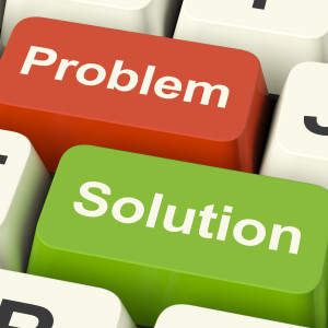 Problem And Solution Computer Keys Showing Assistance And Solving Online